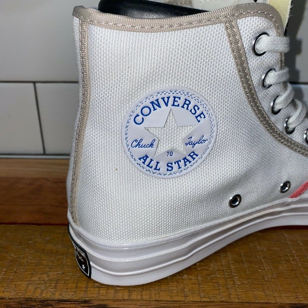 New Men's Converse Chuck Taylor 70s Hybrid Texture Varsity Hi Sneakers 171408C - Picture 3 of 7